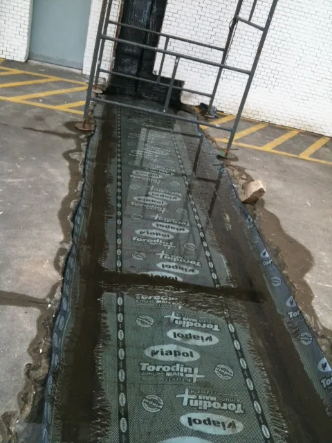 Impermeabilizacao do Estacionamento - Shopping Brisamar pela ENGECON